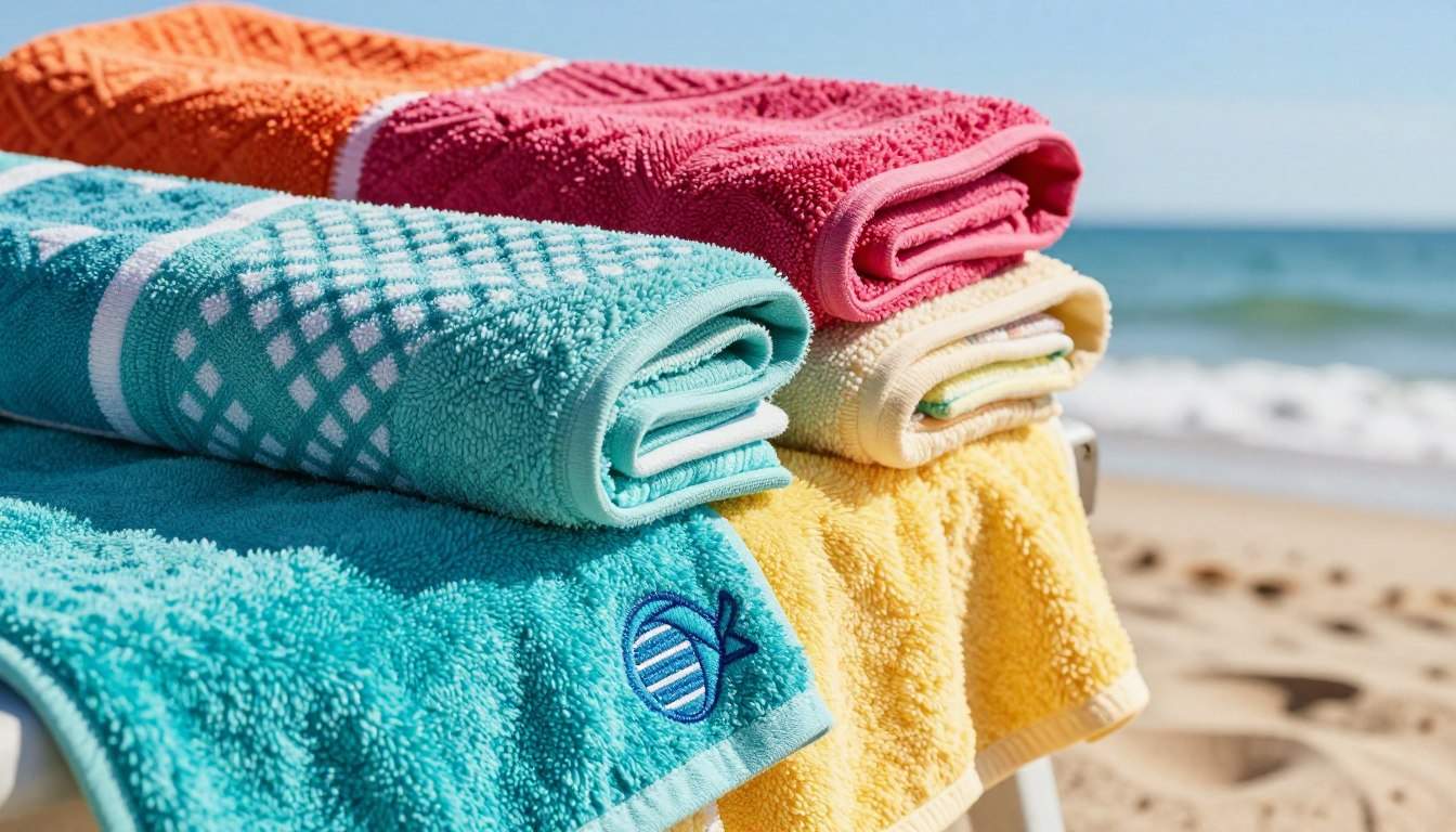 ręcznik plażowy z nadrukiem